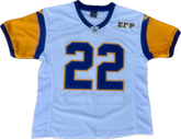 SGRho White Football Jersey
